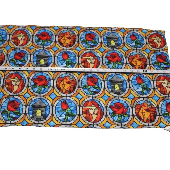 The Beauty & The Beast Stained‎ Glass Pillowcase - Picture 3 of 4